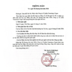 Kính gửi: Toàn thể Cán bộ, Nhân viên Công ty Cổ phần Transimex-Vnpro Thực hiện theo quy định của Bộ luật Lao động về chế độ nghỉ lễ, Tết và nhằm tạo điều kiện để Cán bộ, Nhân viên đón Tết Dương lịch năm 2026, Công ty Cổ phần Transimex-Vnpro trân trọng thông báo lịch nghỉ như sau: 1. Thời gian nghỉ Nghỉ 01 ngày: Thứ Năm, ngày 01 tháng 01 năm 2026. 2. Thời gian làm việc trở lại Cán bộ, Nhân viên trở lại làm việc bình thường vào Thứ Sáu, ngày 02 tháng 01 năm 2026. 3. Yêu cầu thực hiện - Các bộ phận chủ động sắp xếp công việc để đảm bảo tiến độ chung. - Trưởng các đơn vị chịu trách nhiệm phân công trực (nếu có) và đảm bảo an toàn cơ sở vật chất, thiết bị trong thời gian nghỉ. - Cán bộ, Nhân viên thực hiện nghiêm túc thời gian nghỉ và đi làm theo đúng quy định. Nhân dịp Tết Dương lịch năm 2026, Công ty Cổ phần Transimex-Vnpro kính chúc toàn thể Cán bộ, Nhân viên một năm mới tăng trưởng vững vàng, công việc suôn sẻ, hợp tác hiệu quả và ghi dấu những kết quả tự hào. Trân trọng thông báo!./.